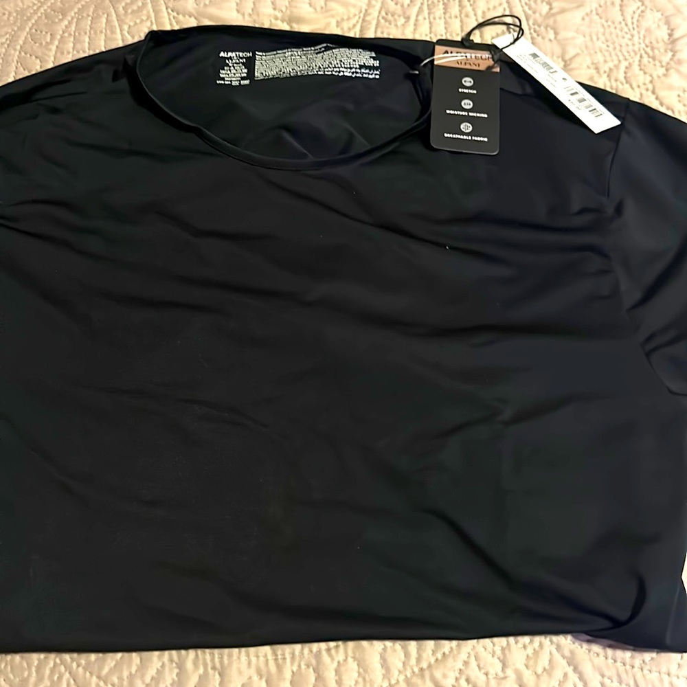 ALFATECH black brand new exercise tee shirt